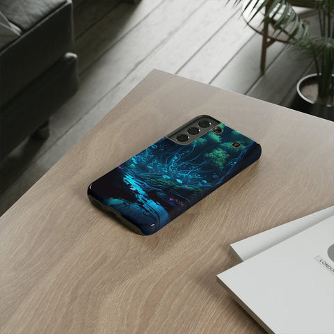 Galaxy S22 | S22 Plus | S22 Ultra | S23 | S23 Plus | S23 Ultraβ Bioluminescent,Enchanted,Forest,Mushrooms β context