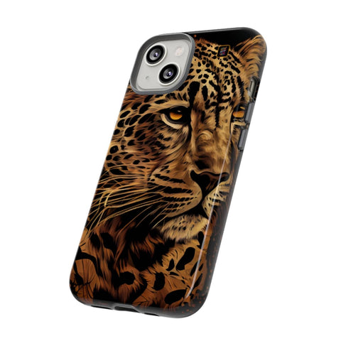 iPhone 14 | 14 Pro | 14 Plus | 14 Pro Max | 15 | 15 Pro | 15 Plus | 15 Pro Maxβ Fierce,Leopard,SavannaKing,VectorArt β side