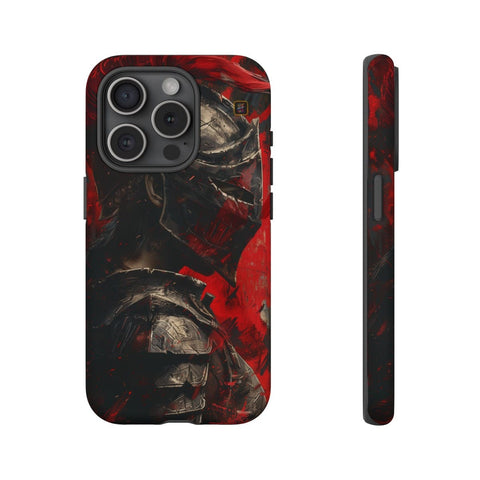 iPhone 14 | 14 Pro | 14 Plus | 14 Pro Max | 15 | 15 Pro | 15 Plus | 15 Pro Max β Armor,Knight,Medieval,RedPlume β front-and-side