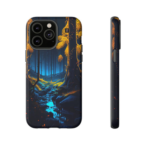 iPhone 14 | 14 Pro | 14 Plus | 14 Pro Max | 15 | 15 Pro | 15 Plus | 15 Pro Max β Bioluminescence,Enchanted,Forest,Wonderland β front-and-side