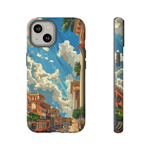 iPhone 14 | 14 Pro | 14 Plus | 14 Pro Max | 15 | 15 Pro | 15 Plus | 15 Pro Max β Chariot,Columns,Retro,Rome β front-and-side