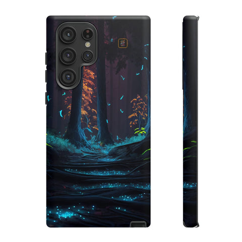 Galaxy S22 | S22 Plus | S22 Ultra | S23 | S23 Plus | S23 Ultra β Bioluminescent,Enchanted,Fantasy,Nightforest β front-and-side