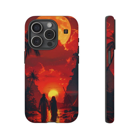 iPhone 14 | 14 Pro | 14 Plus | 14 Pro Max | 15 | 15 Pro | 15 Plus | 15 Pro Max β Arabian,DesertRomance,PalmTrees,Sunset β front-and-side