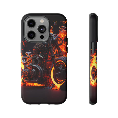 iPhone 14 | 14 Pro | 14 Plus | 14 Pro Max | 15 | 15 Pro | 15 Plus | 15 Pro Max β Fiery,GhostRider,Motorcycle,Spectral β front-and-side