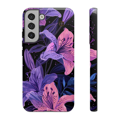 Galaxy S22 | S22 Plus | S22 Ultra | S23 | S23 Plus | S23 Ultra | S24 | S24 Plus | S24 Ultra β DarkFantasy,Floral,Intricate,Lilies β front-and-side