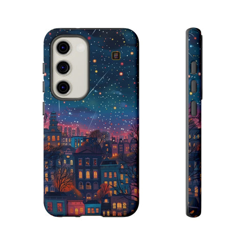 Galaxy S22 | S22 Plus | S22 Ultra | S23 | S23 Plus | S23 Ultra | S24 | S24 Plus | S24 Ultra β Buildings,GlowingNight,ShootingStars,Trees β front-and-side