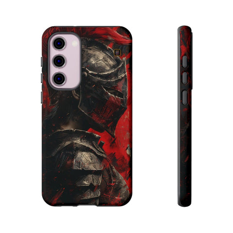 Galaxy S22 | S22 Plus | S22 Ultra | S23 | S23 Plus | S23 Ultra | S24 | S24 Plus | S24 Ultra β Armor,Knight,Medieval,RedPlume β front-and-side