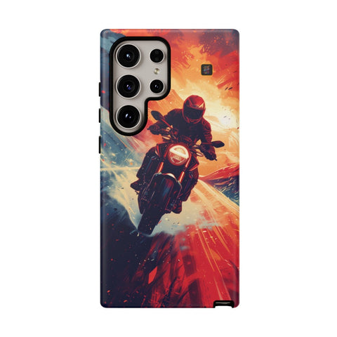 Galaxy S22 | S22 Plus | S22 Ultra | S23 | S23 Plus | S23 Ultra | S24 | S24 Plus | S24 Ultra β Adventure,Motorcycle,Sunset,Vector β front