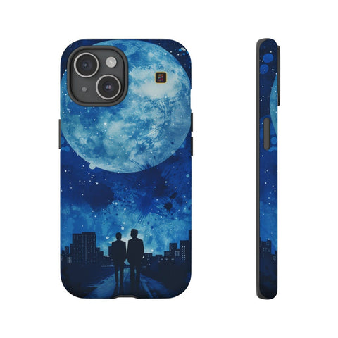 iPhone 14 | 14 Pro | 14 Plus | 14 Pro Max | 15 | 15 Pro | 15 Plus | 15 Pro Max β Cityscape,Moon,Noir,Silhouettes β front-and-side