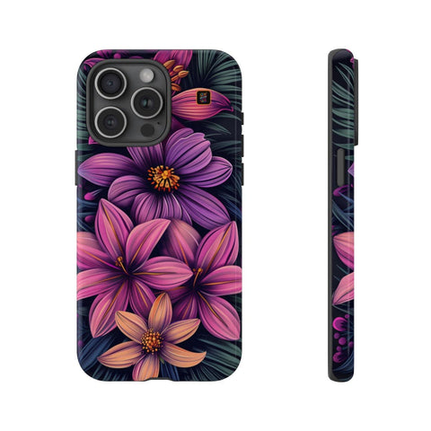 iPhone 14 | 14 Pro | 14 Plus | 14 Pro Max | 15 | 15 Pro | 15 Plus | 15 Pro Max β Colorful,FantasyFlowers,FloralPrint,Vibrant β front-and-side