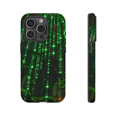 iPhone 14 | 14 Pro | 14 Plus | 14 Pro Max | 15 | 15 Pro | 15 Plus | 15 Pro Max β Cybernetic,Matrix,Numbers,Technology β front-and-side
