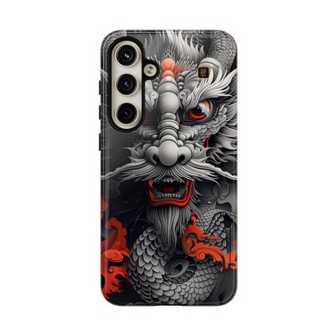 Galaxy S22 | S22 Plus | S22 Ultra | S23 | S23 Plus | S23 Ultra | S24 | S24 Plus | S24 Ultra β Dragon,Fantasy,RedAccents,SakugaStyle β front