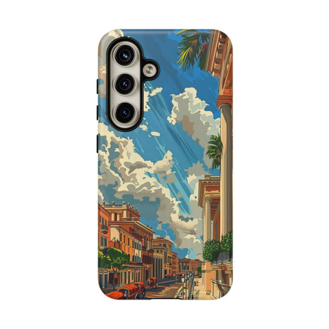 Galaxy S22 | S22 Plus | S22 Ultra | S23 | S23 Plus | S23 Ultra | S24 | S24 Plus | S24 Ultra β Chariot,Columns,Retro,Rome β front