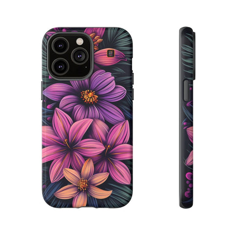 iPhone 14 | 14 Pro | 14 Plus | 14 Pro Max | 15 | 15 Pro | 15 Plus | 15 Pro Max β Colorful,FantasyFlowers,FloralPrint,Vibrant β front-and-side