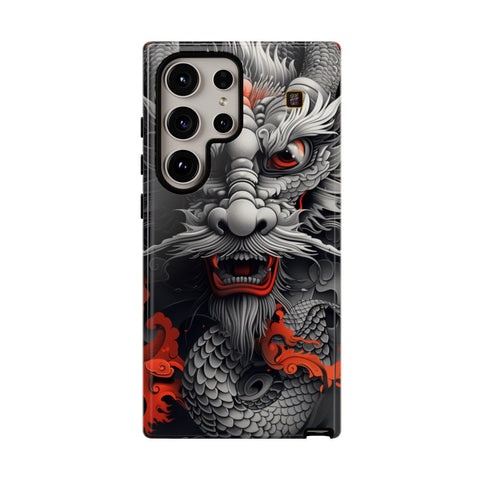 Galaxy S22 | S22 Plus | S22 Ultra | S23 | S23 Plus | S23 Ultra | S24 | S24 Plus | S24 Ultra β Dragon,Fantasy,RedAccents,SakugaStyle β front