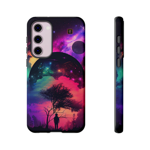 Galaxy S22 | S22 Plus | S22 Ultra | S23 | S23 Plus | S23 Ultra β Dreamscape,Planet,Silhouette,Starrysky β front-and-side