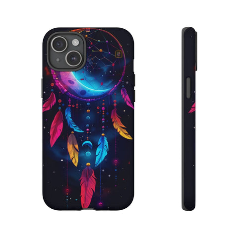 iPhone 14 | 14 Pro | 14 Plus | 14 Pro Max | 15 | 15 Pro | 15 Plus | 15 Pro Max β Colorful,Dreamcatcher,Moonlight,Nightsky β front-and-side