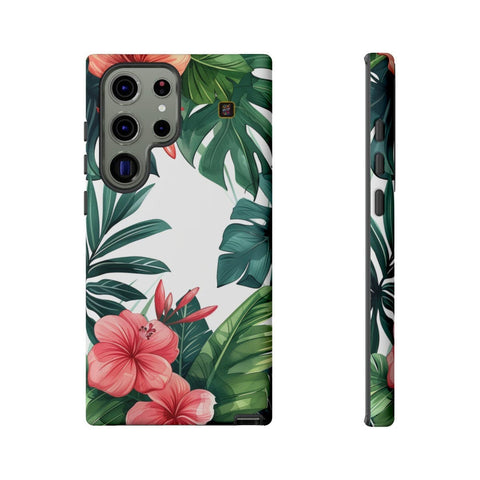 Galaxy S22 | S22 Plus | S22 Ultra | S23 | S23 Plus | S23 Ultra | S24 | S24 Plus | S24 Ultra β Botanical,Floral,Hibiscus,Tropical β front-and-side