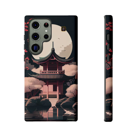 Galaxy S22 | S22 Plus | S22 Ultra | S23 | S23 Plus | S23 Ultra β CherryBlossoms,Enchanted,FantasyTemple,Moonlight β front-and-side