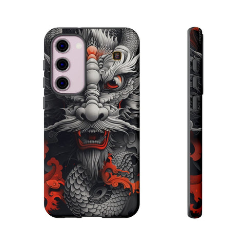 Galaxy S22 | S22 Plus | S22 Ultra | S23 | S23 Plus | S23 Ultra | S24 | S24 Plus | S24 Ultra β Dragon,Fantasy,RedAccents,SakugaStyle β front-and-side