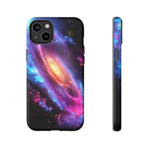 iPhone 14 | 14 Pro | 14 Plus | 14 Pro Max | 15 | 15 Pro | 15 Plus | 15 Pro Max β Andromeda,Galaxy,Nebula,Wallpaper β front-and-side