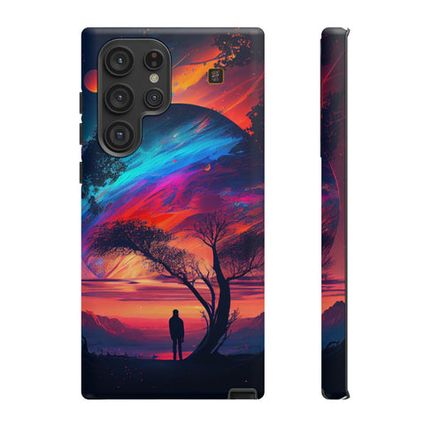 Galaxy S22 | S22 Plus | S22 Ultra | S23 | S23 Plus | S23 Ultra β Dreamscape,Planetscape,Silhouette,Twilight β front-and-side