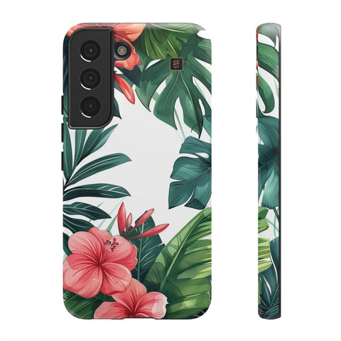 Galaxy S22 | S22 Plus | S22 Ultra | S23 | S23 Plus | S23 Ultra | S24 | S24 Plus | S24 Ultra β Botanical,Floral,Hibiscus,Tropical β front-and-side