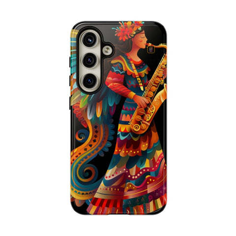 Galaxy S22 | S22 Plus | S22 Ultra | S23 | S23 Plus | S23 Ultra | S24 | S24 Plus | S24 Ultra β Angel,Folkart,Saxophone,Vibrant β front