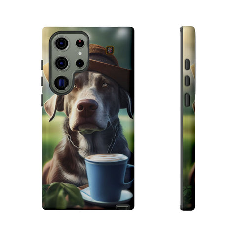 Galaxy S22 | S22 Plus | S22 Ultra | S23 | S23 Plus | S23 Ultra β Backyard,Coffee,Hat,Relaxation β front-and-side