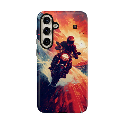 Galaxy S22 | S22 Plus | S22 Ultra | S23 | S23 Plus | S23 Ultra | S24 | S24 Plus | S24 Ultra β Adventure,Motorcycle,Sunset,Vector β front