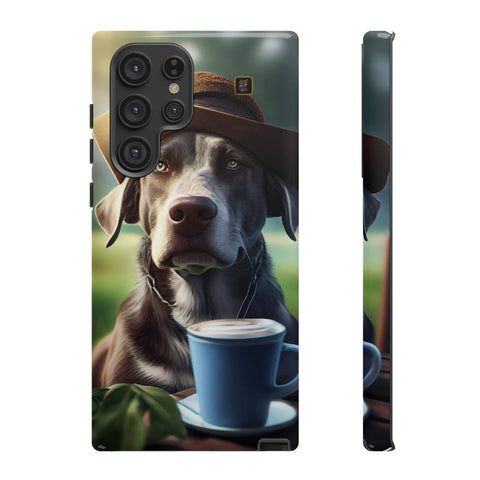 Galaxy S22 | S22 Plus | S22 Ultra | S23 | S23 Plus | S23 Ultra β Backyard,Coffee,Hat,Relaxation β front-and-side