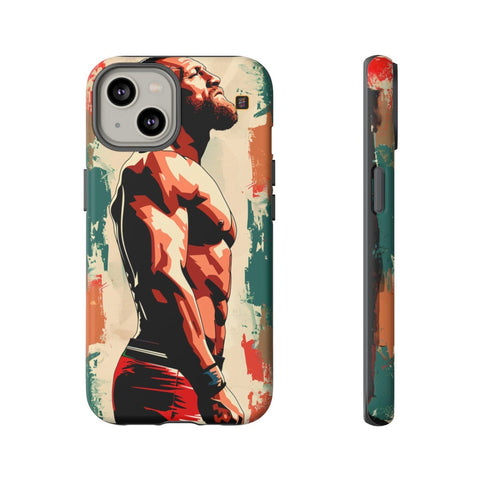iPhone 14 | 14 Pro | 14 Plus | 14 Pro Max | 15 | 15 Pro | 15 Plus | 15 Pro Max β Beard,Fighter,Portrait,RetroWave β front-and-side