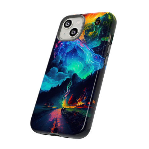 iPhone 14 | 14 Pro | 14 Plus | 14 Pro Max | 15 | 15 Pro | 15 Plus | 15 Pro Maxβ Enchanted,Mountains,StarrySky,Vibrant β side