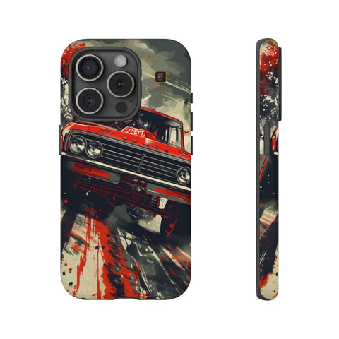 iPhone 14 | 14 Pro | 14 Plus | 14 Pro Max | 15 | 15 Pro | 15 Plus | 15 Pro Max β Artwork,BajaTruck,Racing,RedFlames β front-and-side