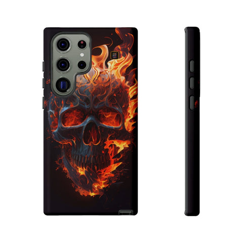 Galaxy S22 | S22 Plus | S22 Ultra | S23 | S23 Plus | S23 Ultra | S24 | S24 Plus | S24 Ultra β Blaze,FieryArtwork,Skull,VisualSpectacle β front-and-side