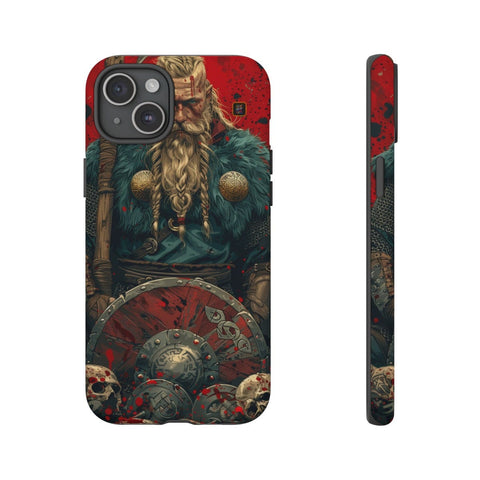 iPhone 14 | 14 Pro | 14 Plus | 14 Pro Max | 15 | 15 Pro | 15 Plus | 15 Pro Max β Axe,Battlefield,Fierce,Warrior β front-and-side
