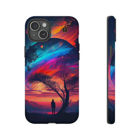 iPhone 14 | 14 Pro | 14 Plus | 14 Pro Max | 15 | 15 Pro | 15 Plus | 15 Pro Max β Dreamscape,Planetscape,Silhouette,Twilight β front-and-side