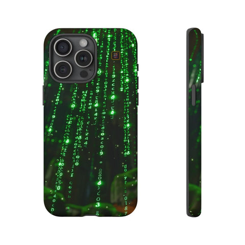 iPhone 14 | 14 Pro | 14 Plus | 14 Pro Max | 15 | 15 Pro | 15 Plus | 15 Pro Max β Cybernetic,Matrix,Numbers,Technology β front-and-side