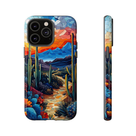 iPhone 14 | 14 Pro | 14 Plus | 14 Pro Max | 15 | 15 Pro | 15 Plus | 15 Pro Max β Artistic,Cacti,Desert,Sunset β front-and-side