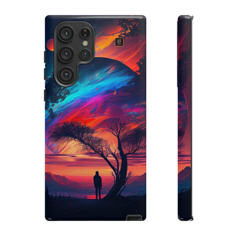 Galaxy S22 | S22 Plus | S22 Ultra | S23 | S23 Plus | S23 Ultra β Dreamscape,Planetscape,Silhouette,Twilight β front-and-side