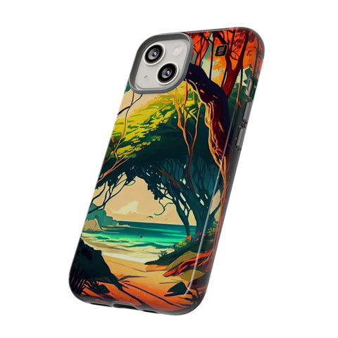 iPhone 14 | 14 Pro | 14 Plus | 14 Pro Max | 15 | 15 Pro | 15 Plus | 15 Pro Maxβ AnimeBeach,EnchantedForest,TropicalVista,VibrantArtwork β side