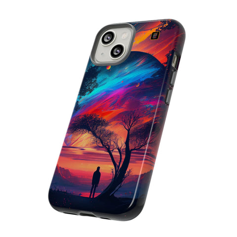 iPhone 14 | 14 Pro | 14 Plus | 14 Pro Max | 15 | 15 Pro | 15 Plus | 15 Pro Maxβ Dreamscape,Planetscape,Silhouette,Twilight β side