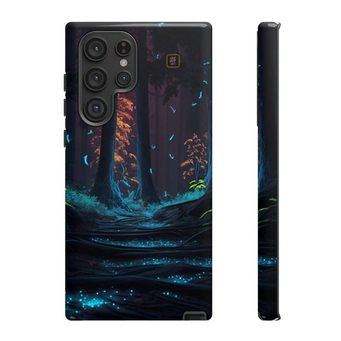Galaxy S22 | S22 Plus | S22 Ultra | S23 | S23 Plus | S23 Ultra β Bioluminescent,Enchanted,Fantasy,Nightforest β front-and-side