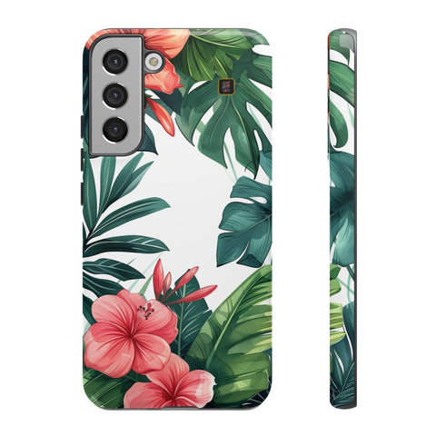 Galaxy S22 | S22 Plus | S22 Ultra | S23 | S23 Plus | S23 Ultra | S24 | S24 Plus | S24 Ultra β Botanical,Floral,Hibiscus,Tropical β front-and-side