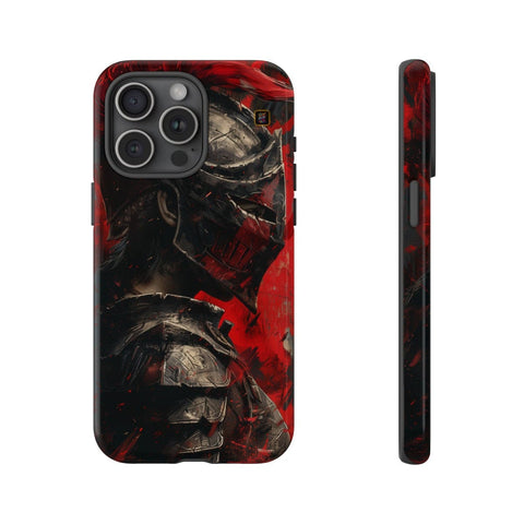 iPhone 14 | 14 Pro | 14 Plus | 14 Pro Max | 15 | 15 Pro | 15 Plus | 15 Pro Max β Armor,Knight,Medieval,RedPlume β front-and-side