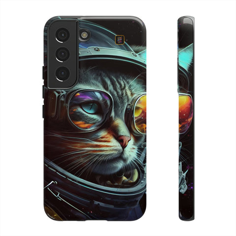 Galaxy S22 | S22 Plus | S22 Ultra | S23 | S23 Plus | S23 Ultraβ Astronaut,Cosmic,CosmonautKitty,VibrantEyes β front-and-side