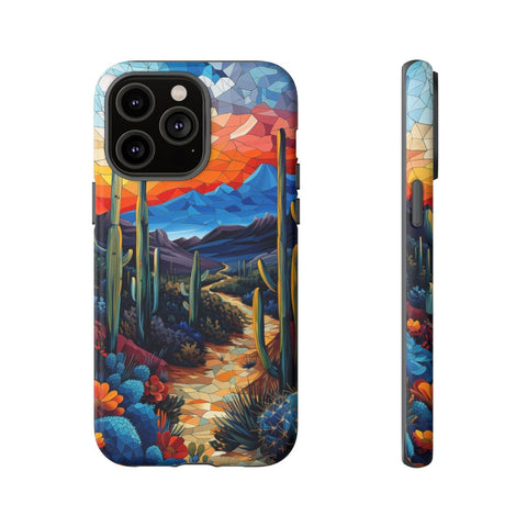 iPhone 14 | 14 Pro | 14 Plus | 14 Pro Max | 15 | 15 Pro | 15 Plus | 15 Pro Max β Artistic,Cacti,Desert,Sunset β front-and-side