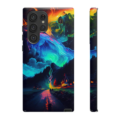 Galaxy S22 | S22 Plus | S22 Ultra | S23 | S23 Plus | S23 Ultra β Enchanted,Mountains,StarrySky,Vibrant β front-and-side