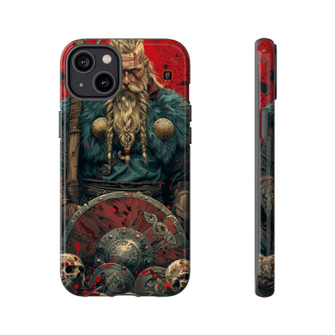 iPhone 14 | 14 Pro | 14 Plus | 14 Pro Max | 15 | 15 Pro | 15 Plus | 15 Pro Max β Axe,Battlefield,Fierce,Warrior β front-and-side