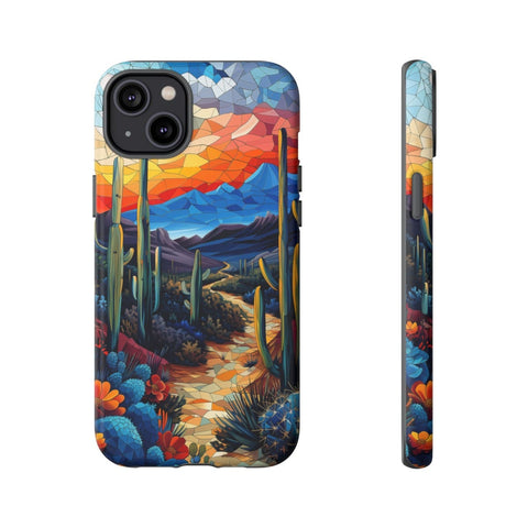 iPhone 14 | 14 Pro | 14 Plus | 14 Pro Max | 15 | 15 Pro | 15 Plus | 15 Pro Max β Artistic,Cacti,Desert,Sunset β front-and-side